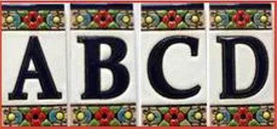 Spanische Hausnummern